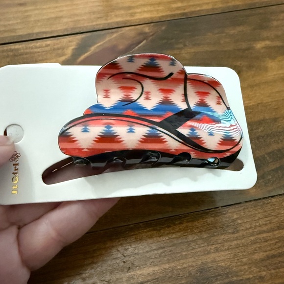 Cowboy 🤠 hat and boot set of hair claws - Picture 2 of 6